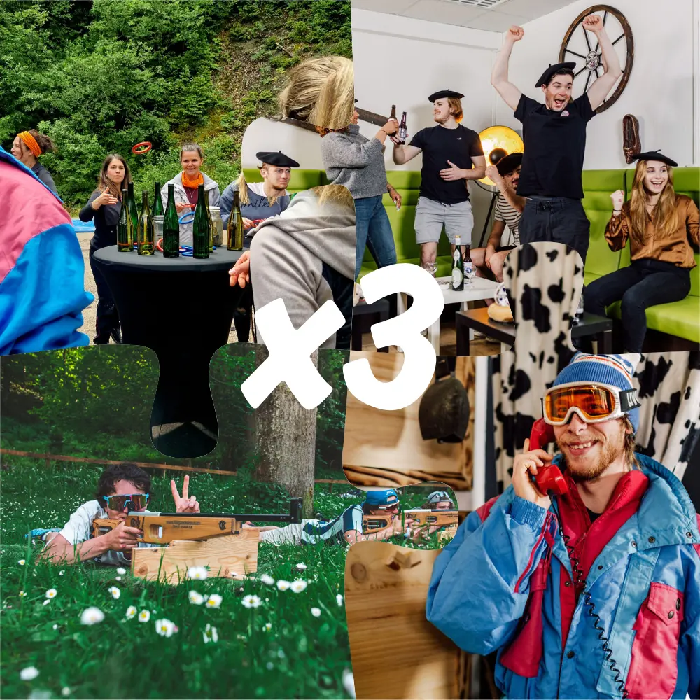 PACK AVENTURE (3 activités - 3h)