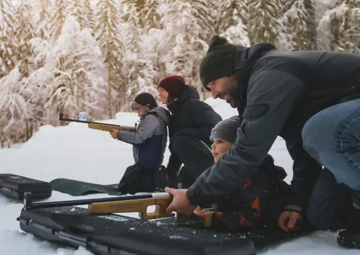 TIR À LA CARABINE LASER