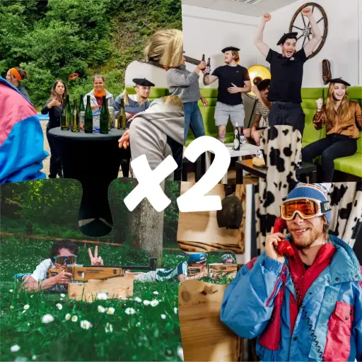 PACK DOUBLE DOSE (2 activités - 2h)